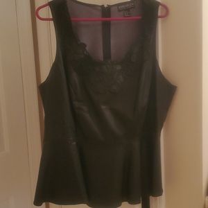 Peplum top never wor